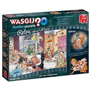 Image de Jumbo Puzzle 1000 pièces : Wasgij Retro Mystery 4 : Live Entertainment !