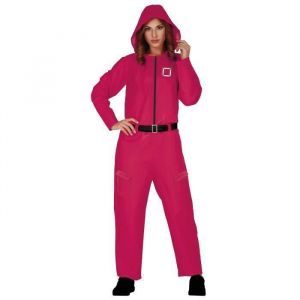 Image de FIESTAS GUIRCA D&eacute;guisement Gamer Capuche Rouge Costume Adulte Femme Taille S 36-38