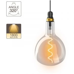 Image de Xanlite AMPOULE LED GIANT, Fiole, culot E27, 4W cons. (30W eq.), lumière blanc chaud