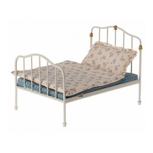 Maileg Bed, mouse - off white