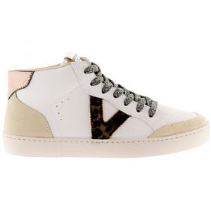 Victoria Baskets Montantes Berlin Effet Brillant Logo léopard - Camel - 41 - Femme - Baskets - Boutique Seven's