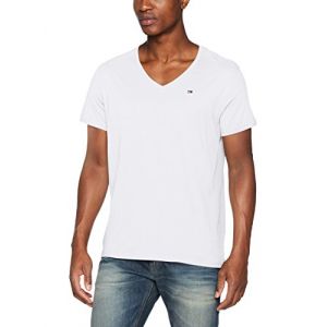 Image de Tommy Jeans T-shirts Tommy-hilfiger Original V-neck - Classic White - L