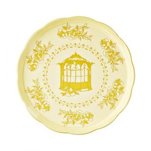 Guzzini Grand plateau rond en m&eacute;lamine Josephine 'Table Decor' (Jaune Poudre)