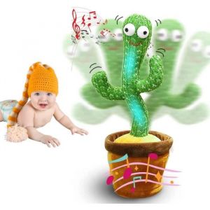 Image de Cube Eveil - Cactus Qui Danse Et Répète Ce Que Vous Dites - Cactus Ballerino - Vert - 120 Chansons