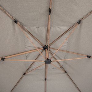 Hesperide Toile de parasol Soly noisette 4x3m en polyester - Noisette