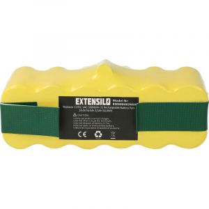 EXTENSILO 1x Batterie compatible avec iRobot Scooba 450 robot électroménager (3500mAh, 14,4V, NiMH)