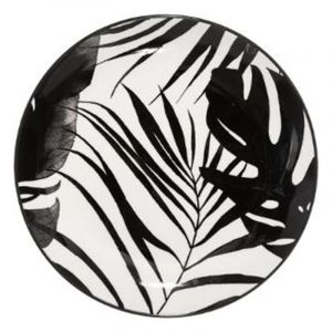Lot de 6 iettes à Dessert Palme 19cm Noir