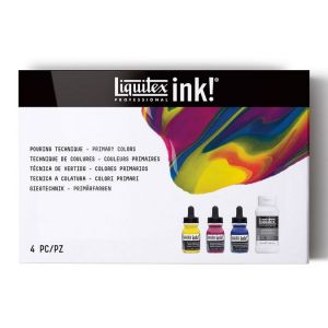 Liquitex Coffrets Pouring Ink, 3 x 30 ml, Primaires