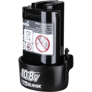 Makita Batterie de Rechange BL1015K - 10,8 V - Compatible avec Les Outils sans Fil - 10,8 V / 1,5 Ah Li-ION