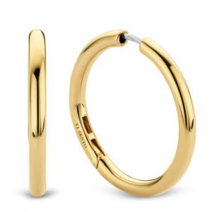 Image de Ti sento : Boucles d'oreilles 7782SY - Boucles d'oreilles créole Argent Doré