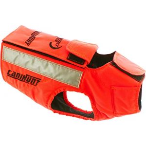 Canihunt Gilet de protection PROTECT ECO pour chien de chasse, Taille 60 - souple, r&eacute;sistant, anti-perforation, orange