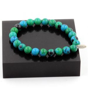 Bracelet Perles Chrysocolle 8 mm - A Bijoux