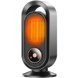 Chauffage d'appoint 1500W,Chauffage Rapide,&Eacute;cran tactile capacitif,PTC,Oscillation 60&deg;,Faible Consommation,,Contr&ocirc;le intelligent