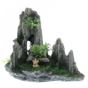 Animallparadise Roc Pierre, 23 X 11 5 X 17 Cm, Décoration Aquari Neuf