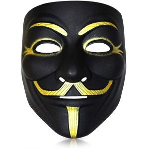 MASQUE ANONYMOUS NOIR PVC Noir