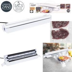 CMP Machine mise sous vide alimentaire blanche - 38 cm