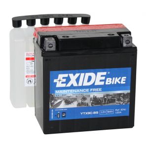 Exide Batterie moto YTX9C-BS 12v 9ah 120A