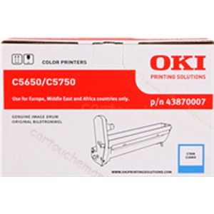 Oki 43870007 - Kit tambour cyan 20000 pages