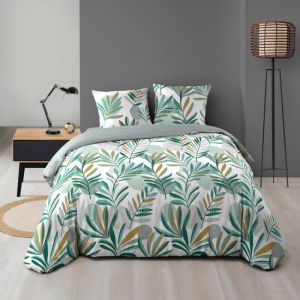 Housse de couette 240x220 + 2 taies LOUNA microfibre