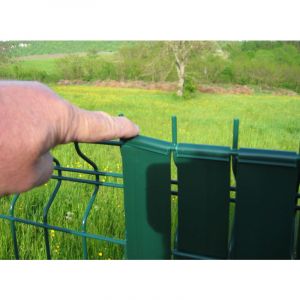 100 clips pour lani&egrave;re largeur 43 mm Noir