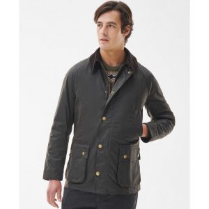 Barbour Parka droite mi-longue Ashby coton enduit Marron - Couleur Marron - Taille S