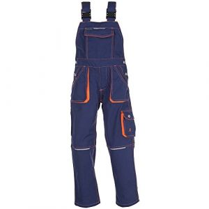 Image de Planam Salopette Basalt Junior(Marine/Orange-T8 Ans)