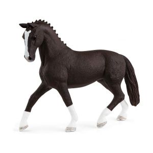 Image de Schleich Figurine jument hanovrienne morelle - dimension : 14 cm x 3,5 cm x 10,7 cm