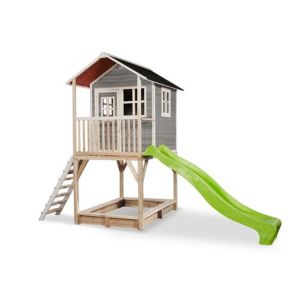 Exit Toys Maisonnette en bois Loft 700 - gris