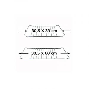 Home equipement Grille extensible universelle 90447 pour Four ARTHUR MARTIN, ELECTROLUX, FAURE, ZANUSSI