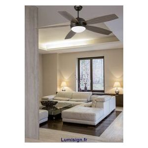 Image de Faro Vanu - Ventilateur de plafond lumineux 5 pales