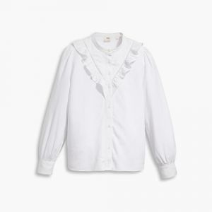 Levi's Chemise Carinna droite en lin mélangé volant froncé