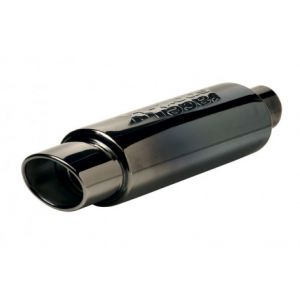 Image de Silencieux Echappement Universel sortie gun metal - Inox