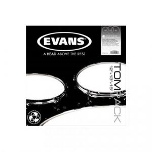 Evans Packs de peaux de toms EC2 sabl&eacute;es, Fusion (10", 12" et 14")