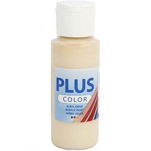 Image de Plus color Peinture acrylique, fleshtone beige, 60 ml