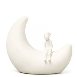 Lampe Clair de Lune - Blanc Cass&eacute;