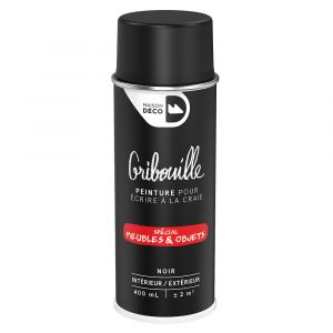 Peinture pour écrire à la craie gribouille noir 400ML