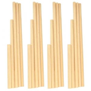 Artémio 20 bâtons en bois pour Macramé