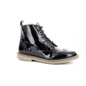 Kickers Bottillons Cuir Tyrol Noir - Couleur Noir - Taille 36