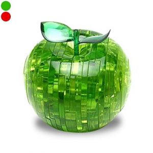 Image de Totalcadeau Puzzle 3D effet crystal en forme de pomme rouge