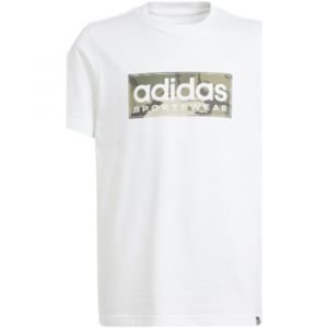 Adidas Tee-shirt à manches courtes garçon camo linear