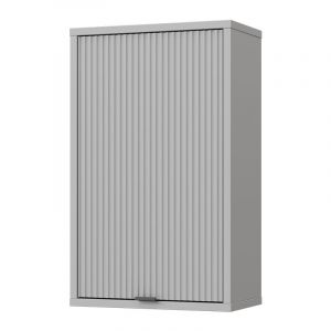Armoire murale de salle de bain Eliza, Gris, 40 x 65 cm avec 2 &eacute;tag&egrave;res, Vicco