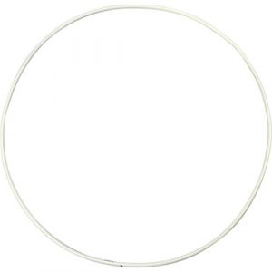 Anneau métallique, d: 20 cm, Cercle, 5 pièces