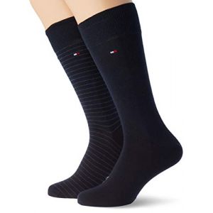 Image de Tommy Hilfiger Small Stripe Classic 2 Pack EU 47-49 Dark Navy - Dark Navy - EU 47-49