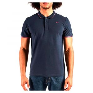 Image de Kappa Polo Manche Courte Ezio Korporate M Blue Ocean / Pink Fluo