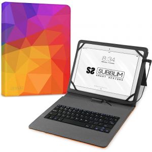 Étui universel Subblim Keytab avec clavier triangulaire pour tablette 11,1"