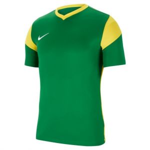 Nike Short-Sleeve Soccer Jersey Y NK DF Prk Drb III JSY SS, Pine Green/Tour Yellow/Tour Yellow/White, CW3833-303, M