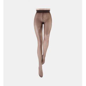 Le Bourget Collants transparent microfibre 15D Marron - Couleur Marron - Taille M