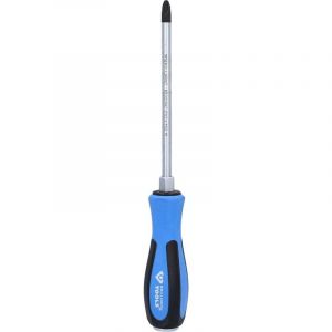 BRILLIANT TOOLS BT031047 Tournevis cruciforme avec embout &agrave; frapper, PH3 x 150 mm [Powered by KS TOOLS]