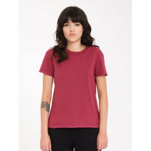 Volcom T-shirt Solid Stone - WINE - Taille XS