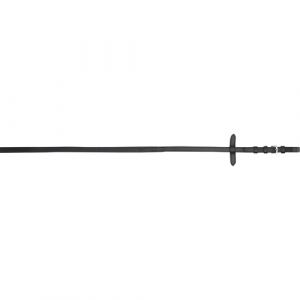 Rênes pour cheval en cuir/caoutchouc HorseGuard Classic